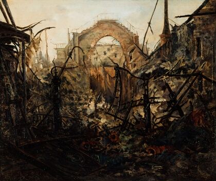 L’intÃ©rieur de l’OpÃ©ra-Comique, aprÃ¨s l’incendie du 15 mai 1887