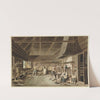 L&#8217;Interieur d&#8217;un Chalet dans le Simmenthal (1803) by Karl Ludwig Zehender
