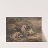 Lion and Lioness Attacking a Steer by Samuel Howitt