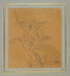 Lion Attacking a Horse with Rider (Sketch for The Tiger Hunt) (ca. 1854)