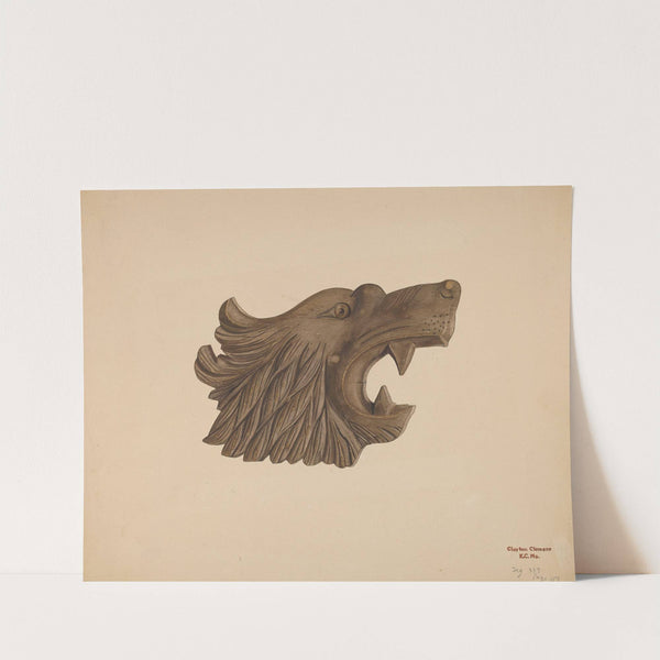 Lion Head by Clayton Clements