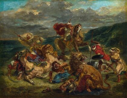 Lion Hunt (1860)