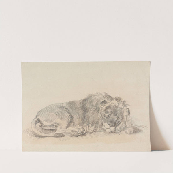 Lion Lying Down. by Sawrey Gilpin