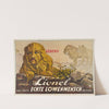 Lionel; DER EINZIG ECHTE LÖWENMENSCH DER ERDE (1910) by Adolf Friedländer Lith.