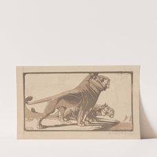 Lions (1915) by Bernard Willem Wierink