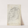 Lion&#039;s Head from the Capitoline Staircase by Augustin Pajou