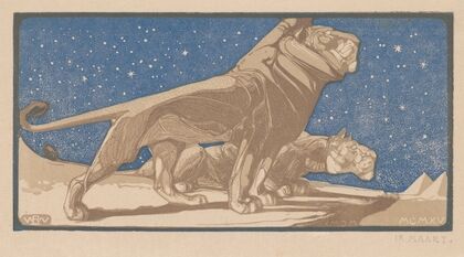 Lions – Night (1915)