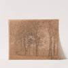 Lisière d&#039;arbres et pré by Jacques-Raymond Brascassat