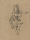 Liten jente med fremstrakte hender (1868)