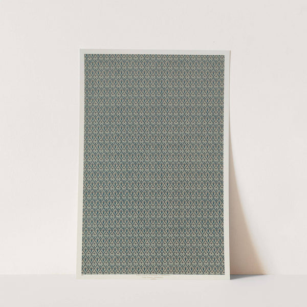 Lithografiertes Papier (Rautenmuster mit floralen Ornamenten) (1885 - 1900) by Aktiengesellschaft für Buntpapier u. Leimfabrikation (Aschaffenburg)