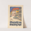 Lithographie zum Gemsberg, Basel (1927) by Burkhard Mangold