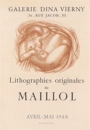 Lithographies originales de Maillol – avril-mai 1948