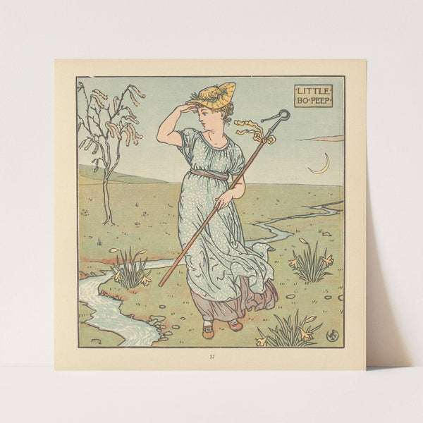 Over the Hills & far away (1876) by Walter Crane