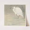 Little egret. (1900 - 1930) by Ohara Koson