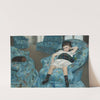 Little Girl in a Blue Armchair (1878) by Mary Cassatt