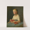Little Girl with a Doll by Gyula Benczúr