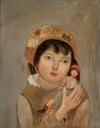 Little girl with a doll
