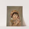 Little girl with a doll by Tadeusz Makowski