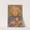 Little girl with a doll (1908 - 1909) by Jan Rembowski