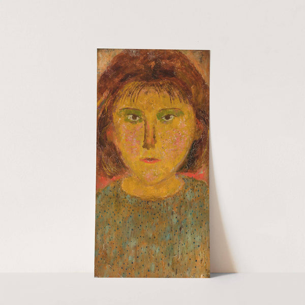 Little girl with a fringe by Tadeusz Makowski