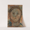 Little girl’s head by Tadeusz Makowski