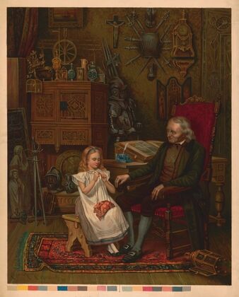 Little Nell and her Grandfather (1875)