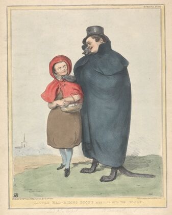 Little Red-Riding Hood’s Meeting with the Wolf