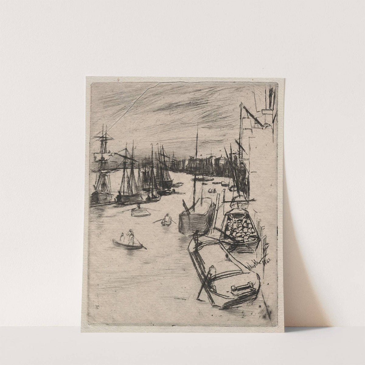 Little Wapping (1861) by James Abbott McNeill Whistler