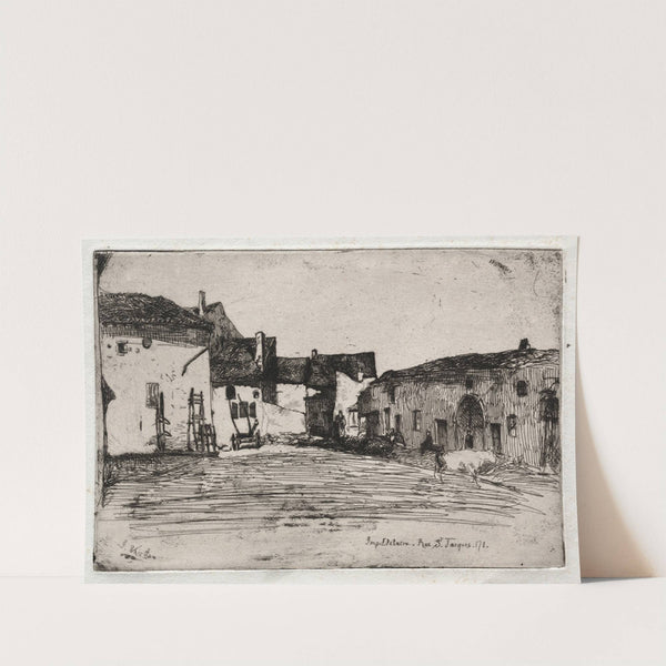 Liverdun (1858) by James Abbott McNeill Whistler