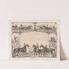 Livery card (1861) by Gibson &amp; Co. Lith