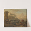 Livestock by a Fountain by Willem Romeyn