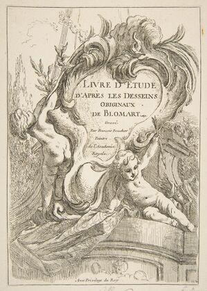 Livre d’étude d’après les desseins originaux de Blomart Pl.01 (1735)