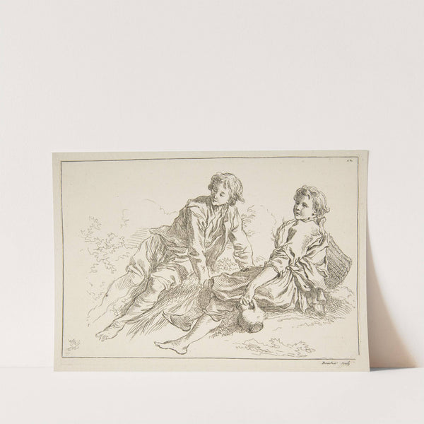 Livre d’étude d’après les desseins originaux de Blomart Pl.11 (1735) by François Boucher