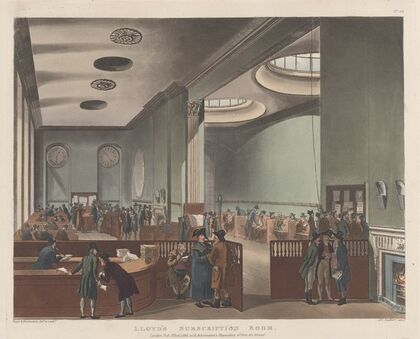 Lloyd’s Subscription Room (1809)