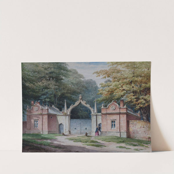 Lodge Gates, Entrance To Aston Hall by Elijah Walton
