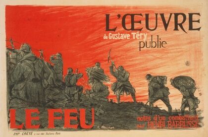 L’Oeuvre de Gustave TÃ©ry publie ‘Le Feu’ notes d’un combattant par Henri Barbusse