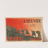 L&#039;Oeuvre de Gustave Téry publie &#039;Le Feu&#039; notes d&#039;un combattant par Henri Barbusse by C. Haulor