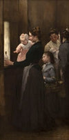 ‘L’Œuvre de la goutte de lait’ au dispensaire de Belleville (triptyque) (1903)