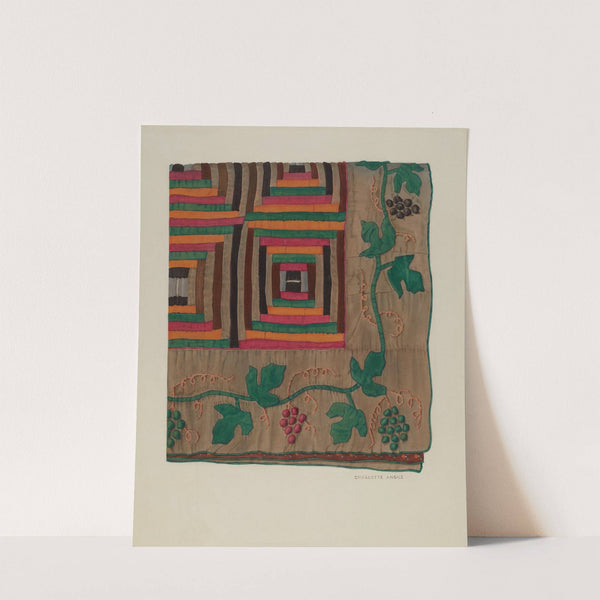 Log Cabin Quilt by Charlotte Angus