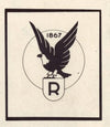 Logo for Ruppert Beer with eagle