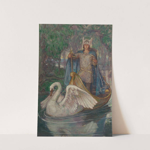 Lohengrin, Knight of the Swan book cover by Violet Oakley