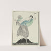 L&#039;oiseau d&#039;argent ; Robe du soir, composée d&#039;une écharpe enveloppant le buste by L&#039;Hom
