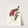 L&#039;Oiseau de Paradis rouge. by Jacques Barraband