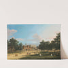 London, A View Of The Old Horse Guards And Banqueting Hall, Whitehall Seen From St. James&#039; Park by Canaletto