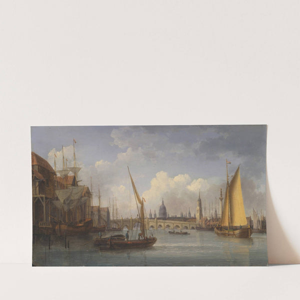 London Bridge, with St. Paul&#8217;s Cathedral in the distance by William Anderson