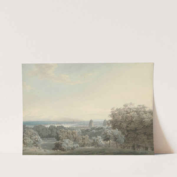 London from Greenwich Hill by John Robert Cozens