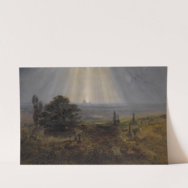 London From Highgate, St. Paul&#039;s Cathedral Beyond by Bernard Walter Evans