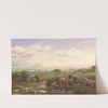 London from Islington Hill by Frederick Nash