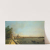 London- The Thames from Somerset House Terrace towards the City by Canaletto