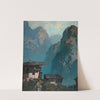 Lonely farmhouse amidst mountains by Oskar Mulley